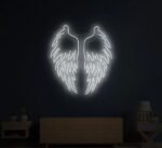 Angel Wings Neon Sign in neon light 4