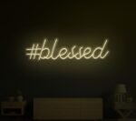 Blessed Neon Sign in neon light 6
