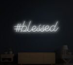 Blessed Neon Sign in neon light 6