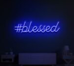 Blessed Neon Sign in neon light 6