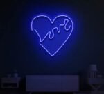 Classic Love Heart Neon Sign in Neon Light 2