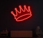 Crown Neon Sign in neon light
