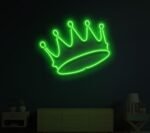 Crown Neon Sign in neon light