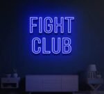 Fight Club Neon Sign in neon light 4
