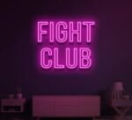 Fight Club Neon Sign in neon light 4