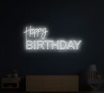 Happy Birthday Neon Sign in neon light 3