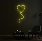 Heart-balloon-neon-sign-green-68