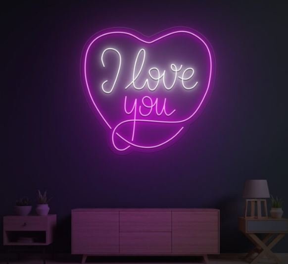 I love You Neon Sign in Neon Light in Neon Light – edenelectronics.pk