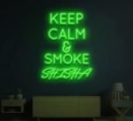 Keep Calm and Smoke Shisha Neon Sign in Neon Sign