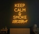 Keep Calm and Smoke Shisha Neon Sign in Neon Sign