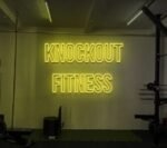 Knock out Fitness Neon Sign in neon light 2