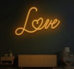 Love Neon Sign in Neon Light