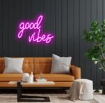 Mini Good Vibes Neon Sign 5
