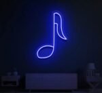 Neon Music Note Sign in neon light 4