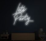 Party Neon Sign in neon light 4
