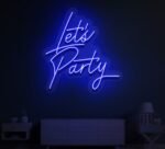 Party Neon Sign in neon light 4