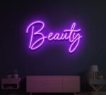 beauty neon sign in neon light 4